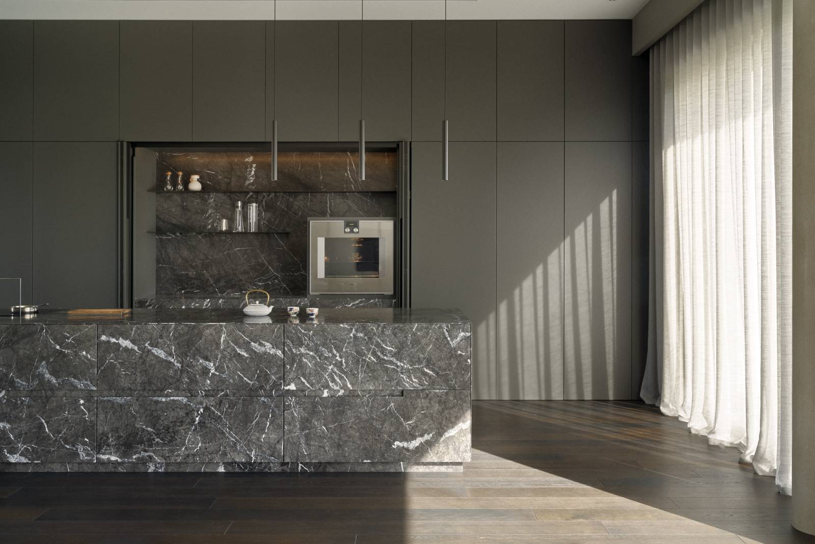 contemporary kitchens in Beaulieu-sur-Mer